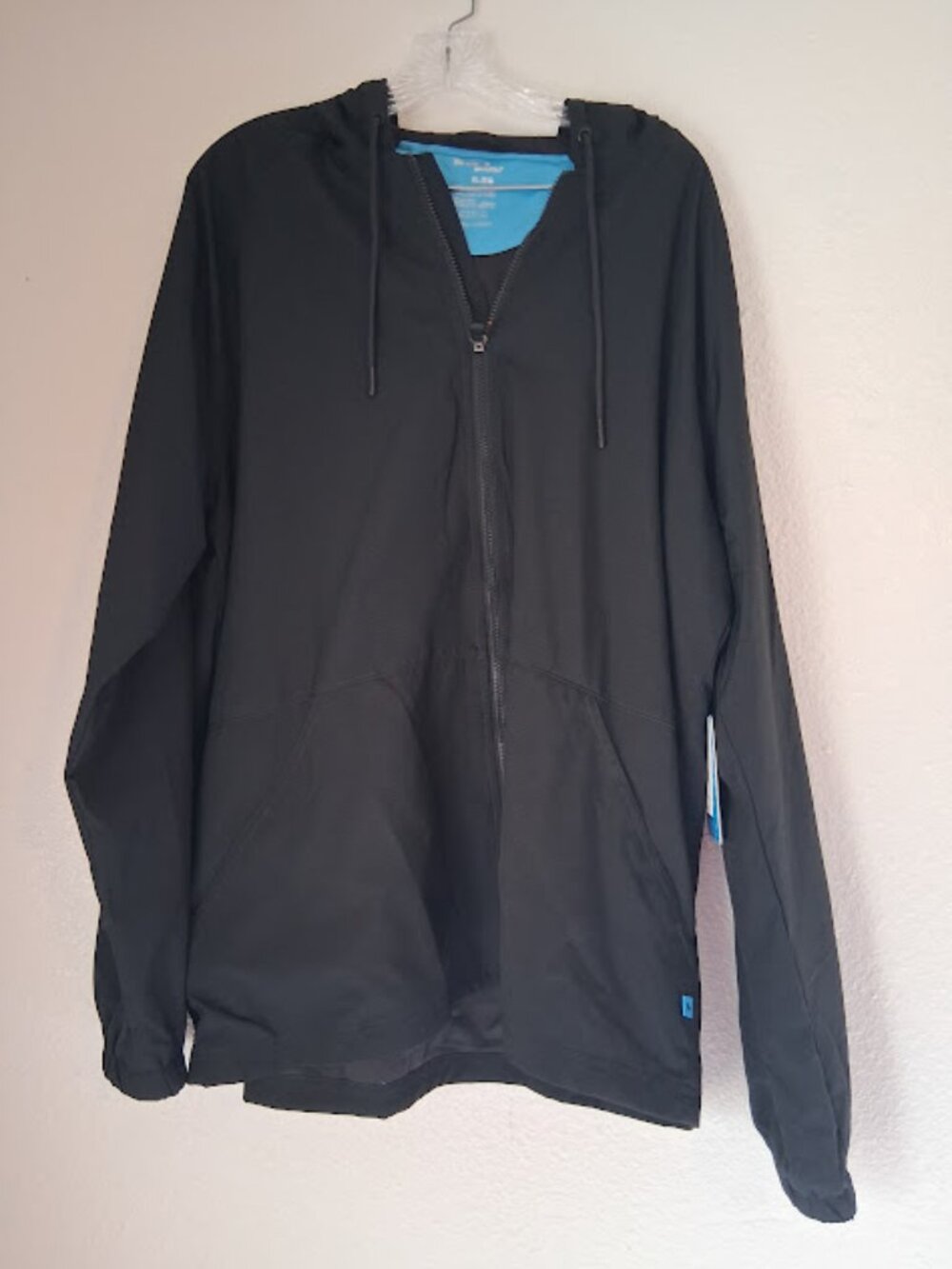 Birdie Bound men's size XL black lightweight hooded jacket